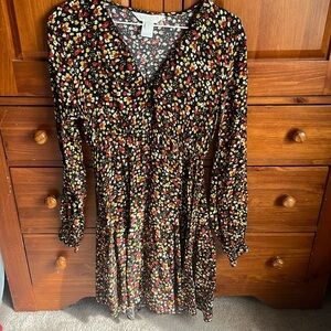 Apricot long sleeve dress size s US6